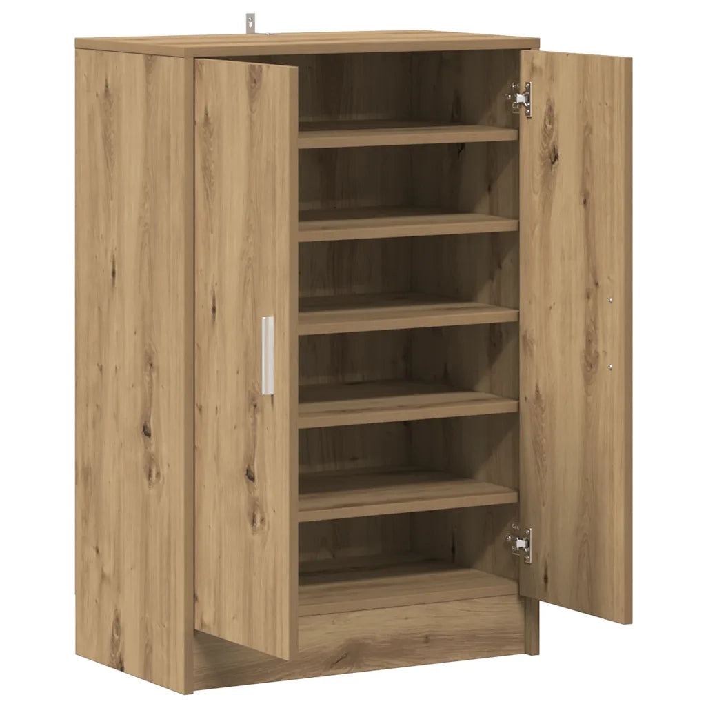 Scarpiera Rovere Artigianale 60x35x92 cm in Legno Multistrato 856699