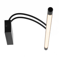 Lampada da parete per quadri Mirror in Metallo Finelli Nero