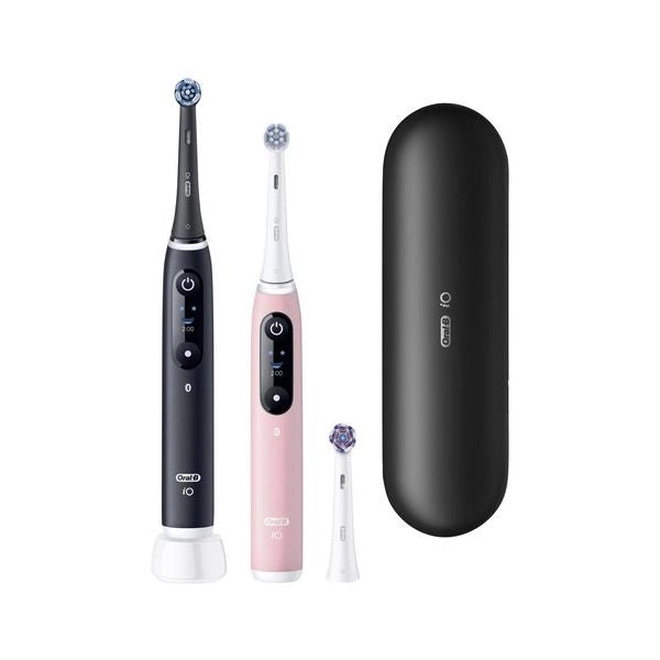 Spazzolino elettrico oral b io series 6 duo edition black lava e pink - 8006530021821