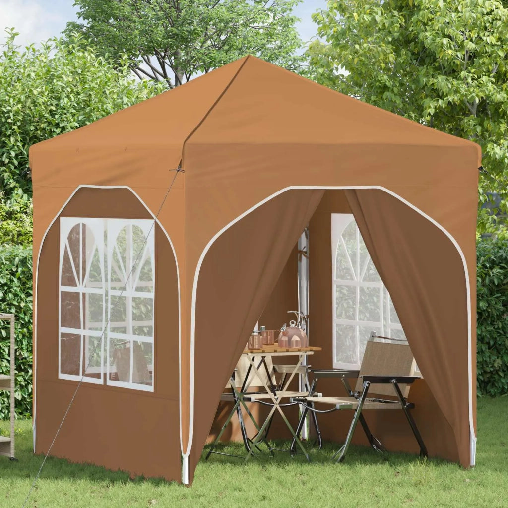 Tenda per feste a pop-up 192 x 192 x 245 cm Beige 42019837