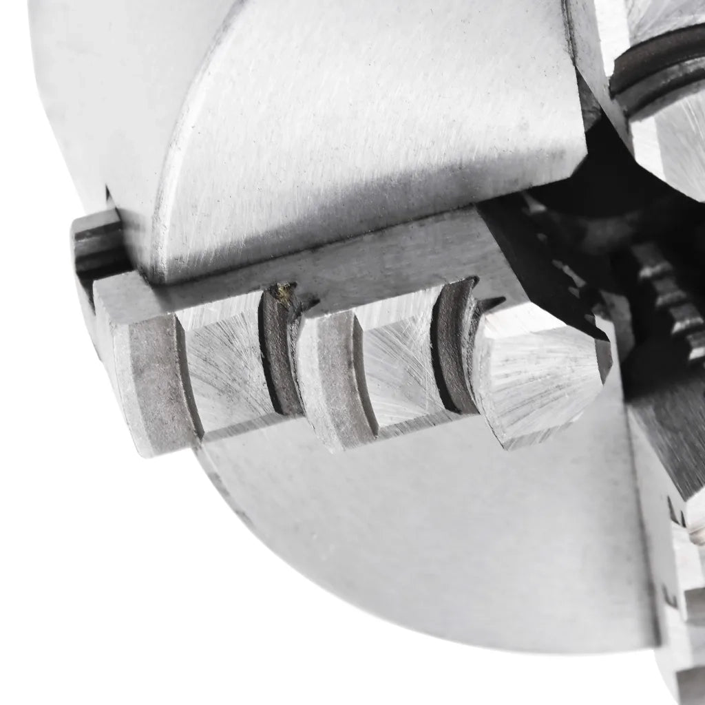 Mandrino per Tornio a 4 Griffe Autocentrante 100 mm in Acciaio CFW7743848