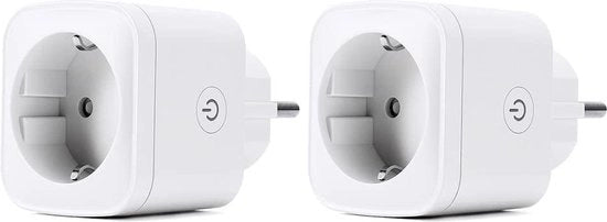 Socket Wi-Fi Intelligente - Compatibile con Alexa e Google Assistant - Regolazione dell'alba su 24 GHz - 16 A - 2 pezzi