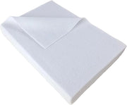 Velluto morbido colorato 14 mm spesso - 20 x 30 cm - Per fai da te e progetti di cucito (bianco)