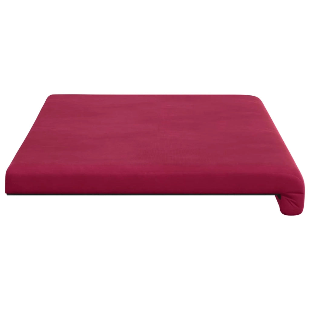 Cuscino per panchina Velluto (V) Rosso Vino Profondità 35 cm 42043257