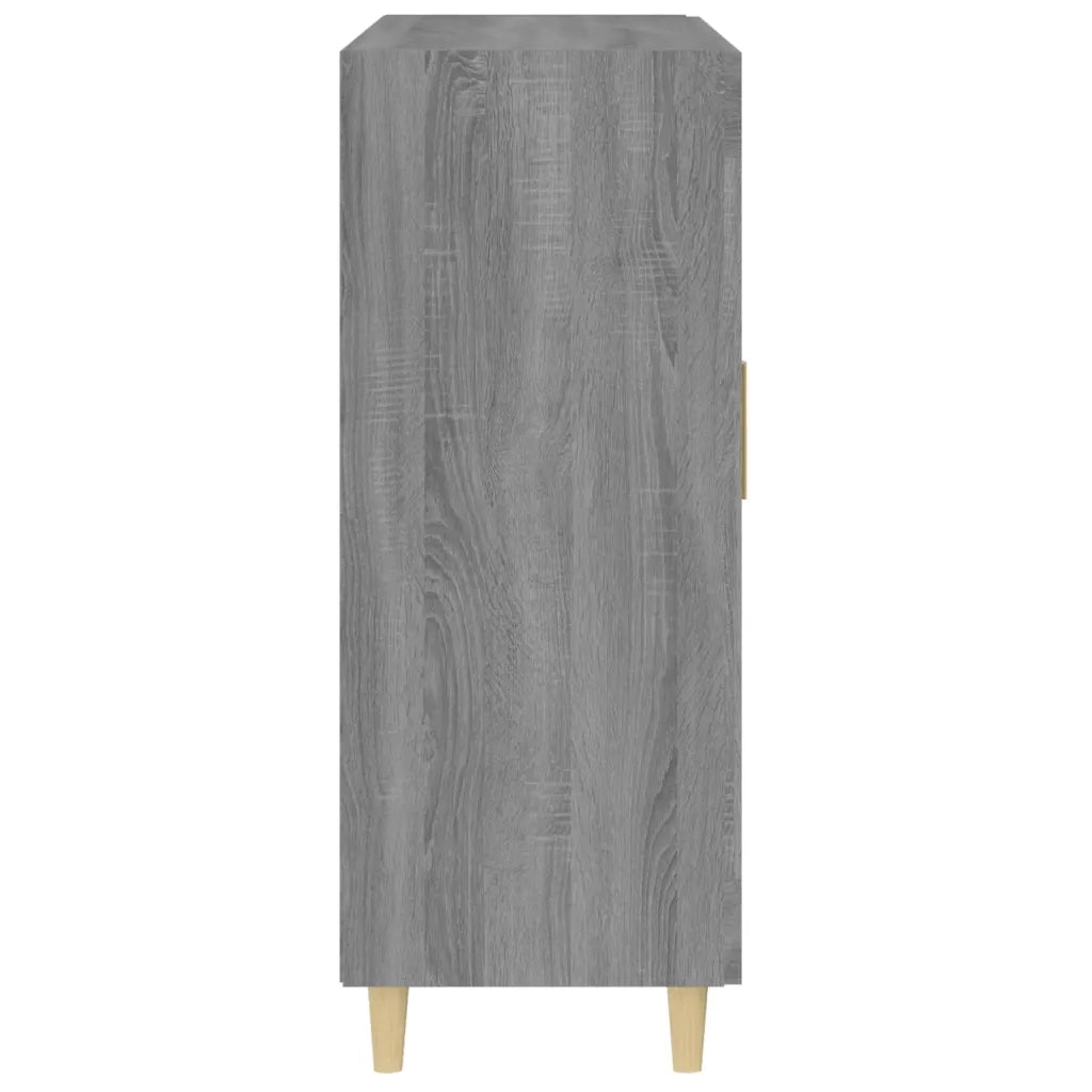 Credenza Grigio Sonoma 69,5x34x90 cm in Legno Multistrato cod mxl 16321