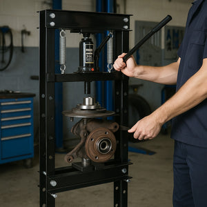 Pressa idraulica da officina 20t Black Edition Pressa a telaio per cuscinetti