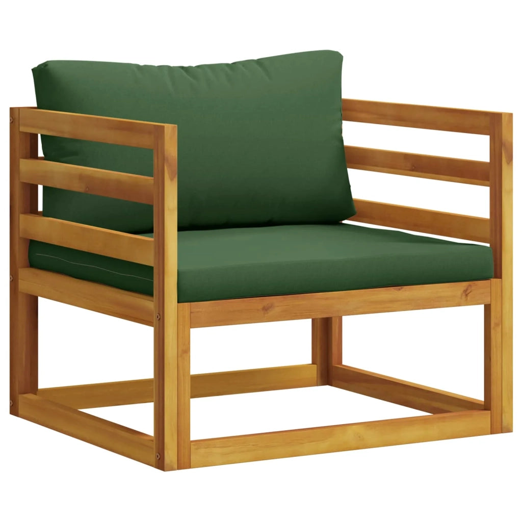 Set di divani 8 pz Naturale Legno di Acacia Massello 3417259