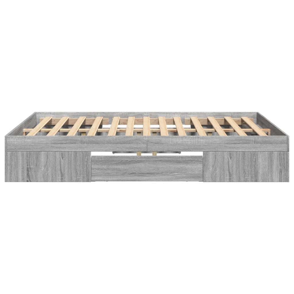 Giroletto Grigio Sonoma 135x190 cm in Legno Multistrato