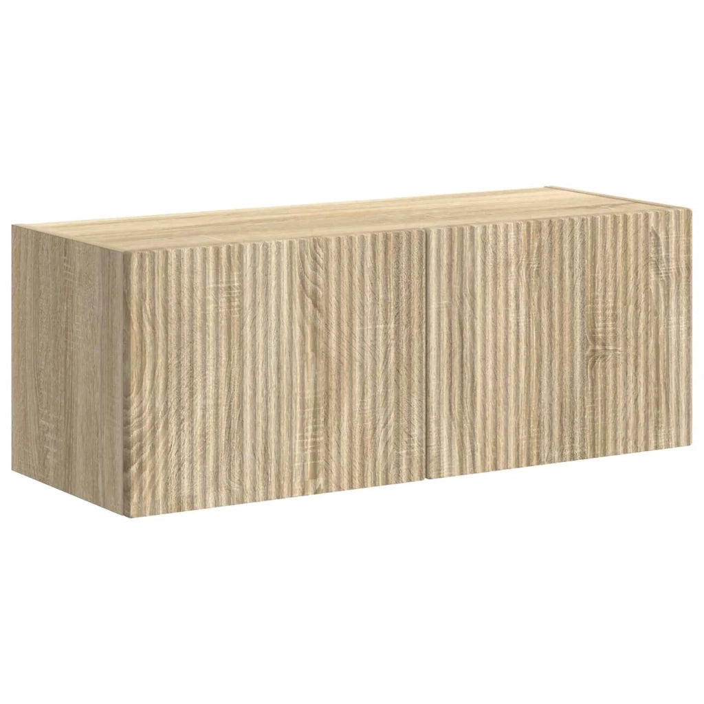 Set di Mobiletto da TV a Parete 6 pcs Rovere Sonoma