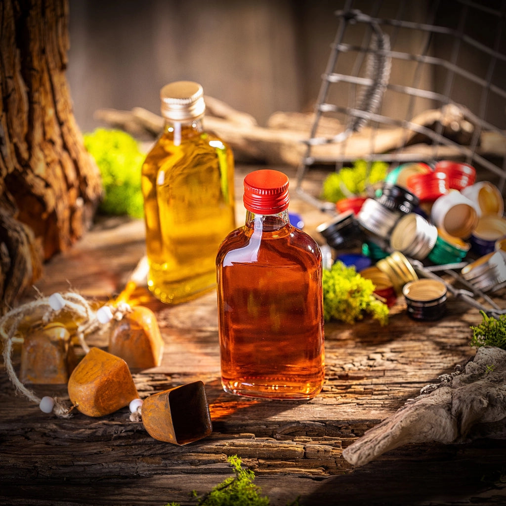 KADAX Butelka piersiówka 200ml BUT200 z zakrętką b
