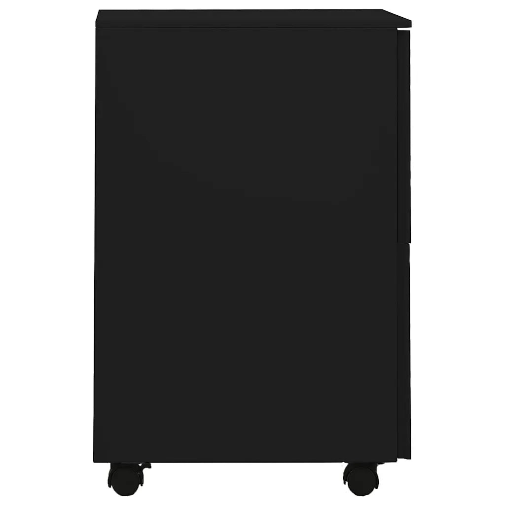 Schedario Mobile Nero 39x45x67 cm in Acciaio CFW4053442