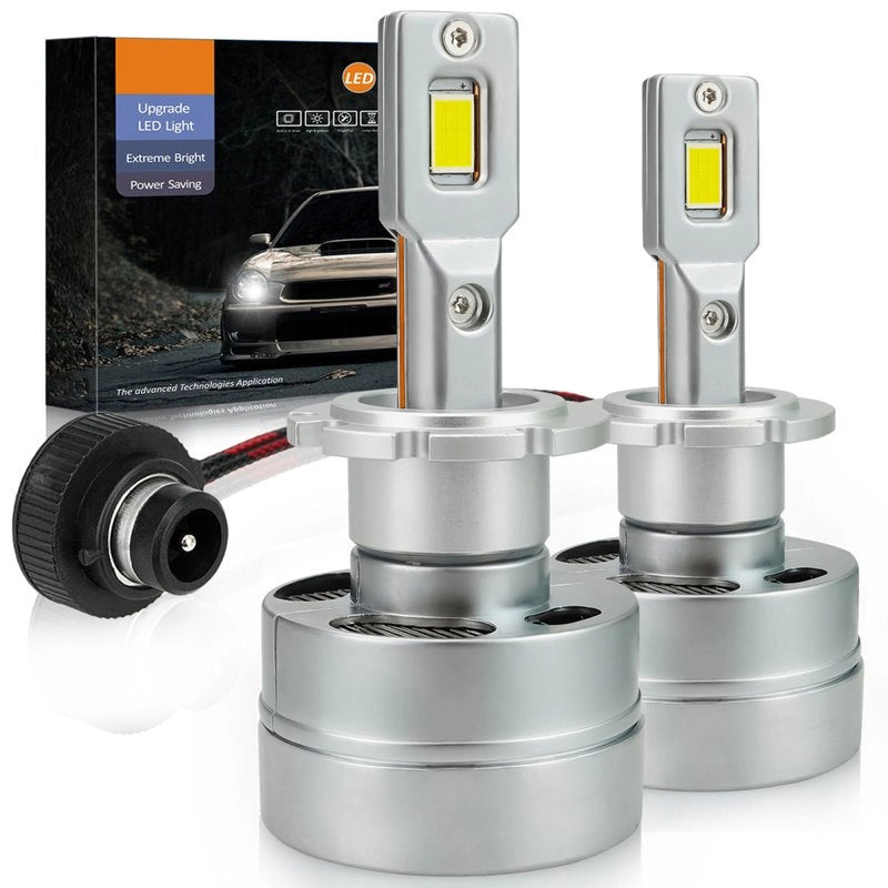 D2r Led Kit Kit Full Led Premium D2S D2R 80W 6000K 12000 Lumen 100% Canbus Piu Lum ...