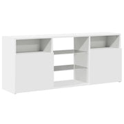 Mobile TV multimediale scaffale TV credenza mobile TV sala da pranzo soggiorno camera da letto con luci LED 120 x 30 x 50 cm bianco 02_0026513