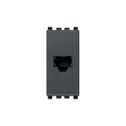 20320 Presa Rj11 6/4 Grigio Eikon
