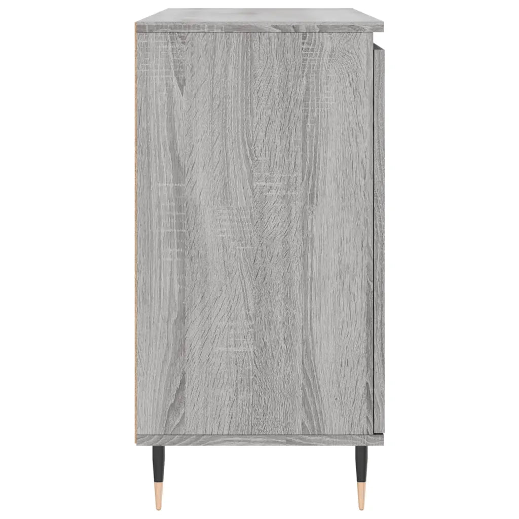 Credenza Grigio Sonoma 101,5x35x70 cm in Legno Multistrato 827202