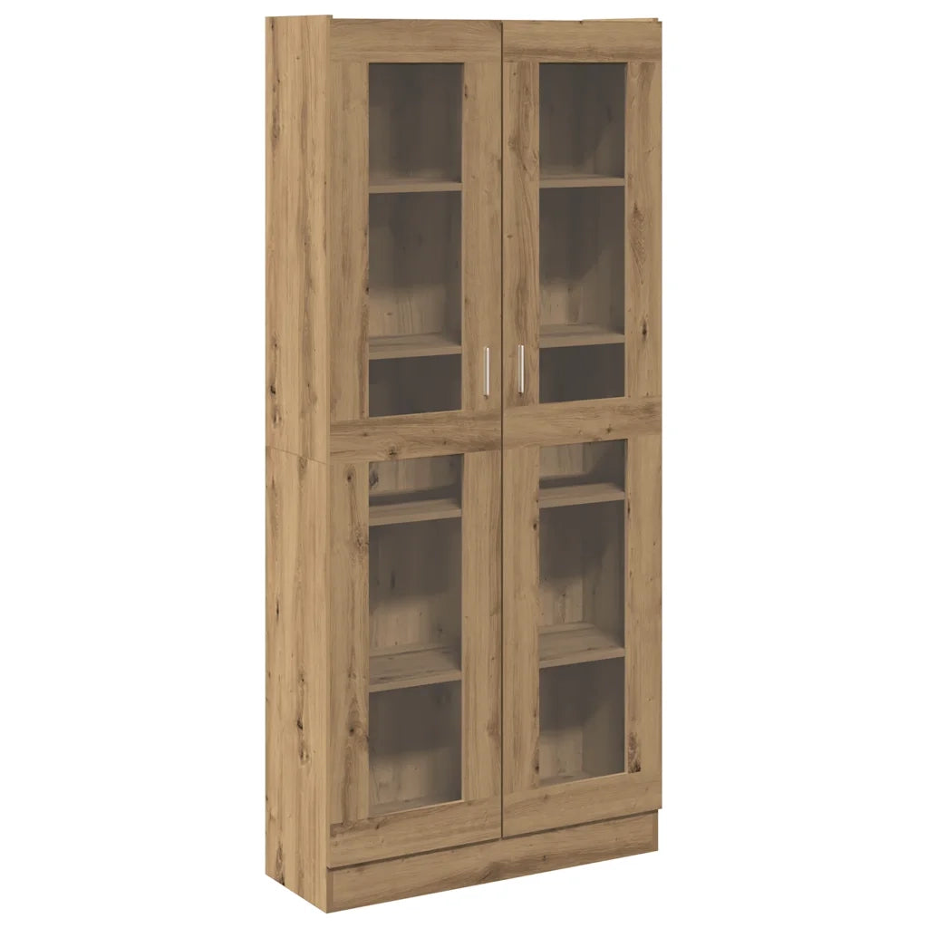 Credenza Alta Rovere Artigianale 82,5x30,5x185 cm in Truciolato 3318721