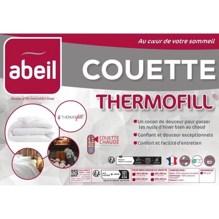 ABEIL Piumino caldo 400gr/m Thermofill 200 x 200 cm