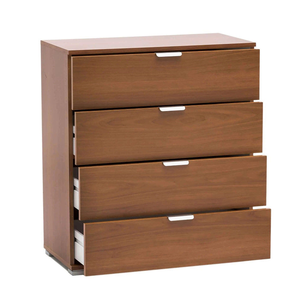 Cassettiera 4 cassetti in Legno Composito cm 75x38x85 - DAMIAN