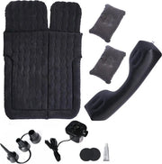 Autobed Autopieghevole - Pieghevole per auto - Inflabili - Viaggi - Campeggio - Incluso pompa elettrica - Inclusa borsa portatile - Nero - 130x174x45cm