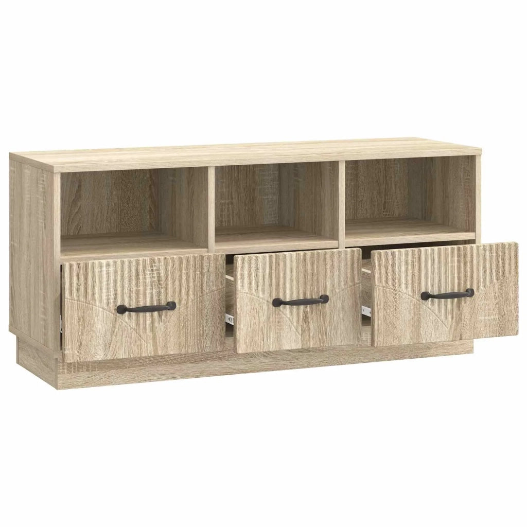 Mobile TV Rovere Sonoma 102 x 34,5 x 47 cm Legno ingegnerizzato 895367