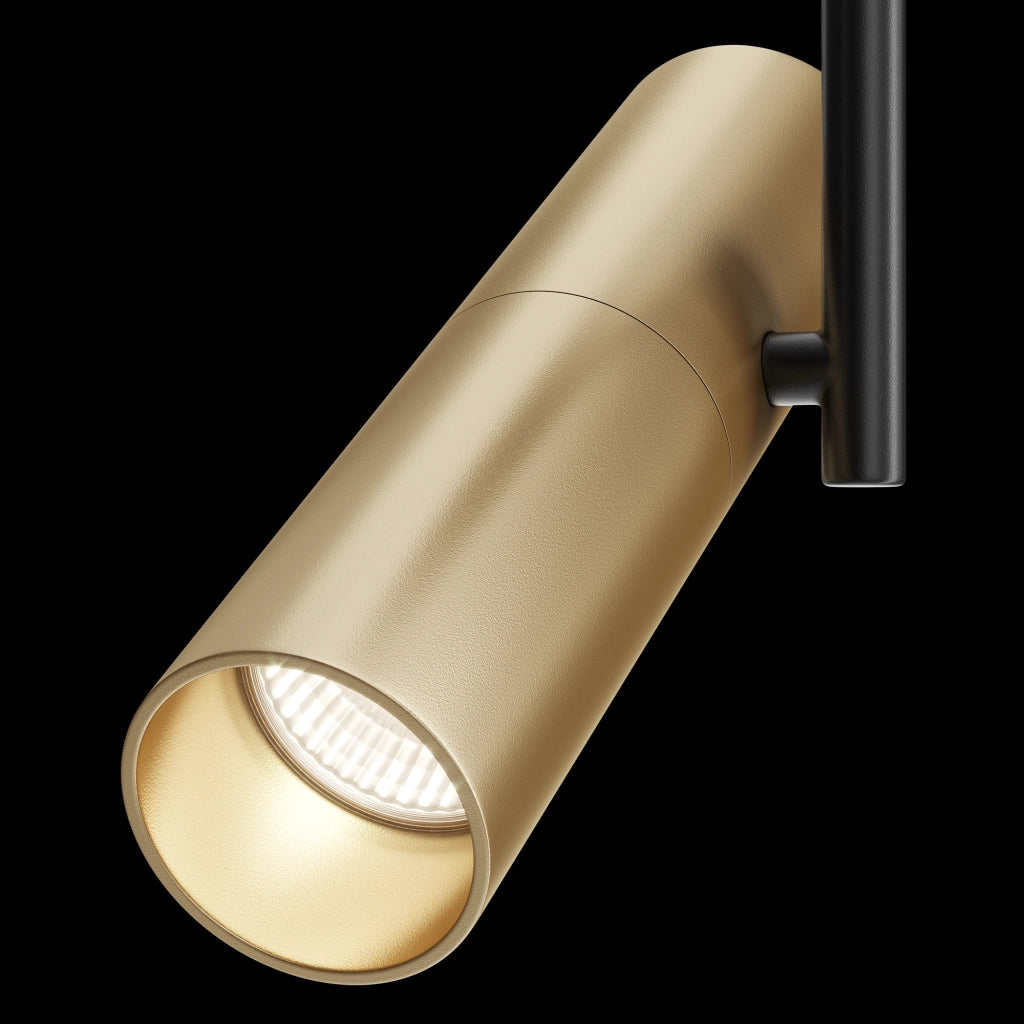 Plafoniera Maytoni Elti nera alluminio 1xGU10 dimmer