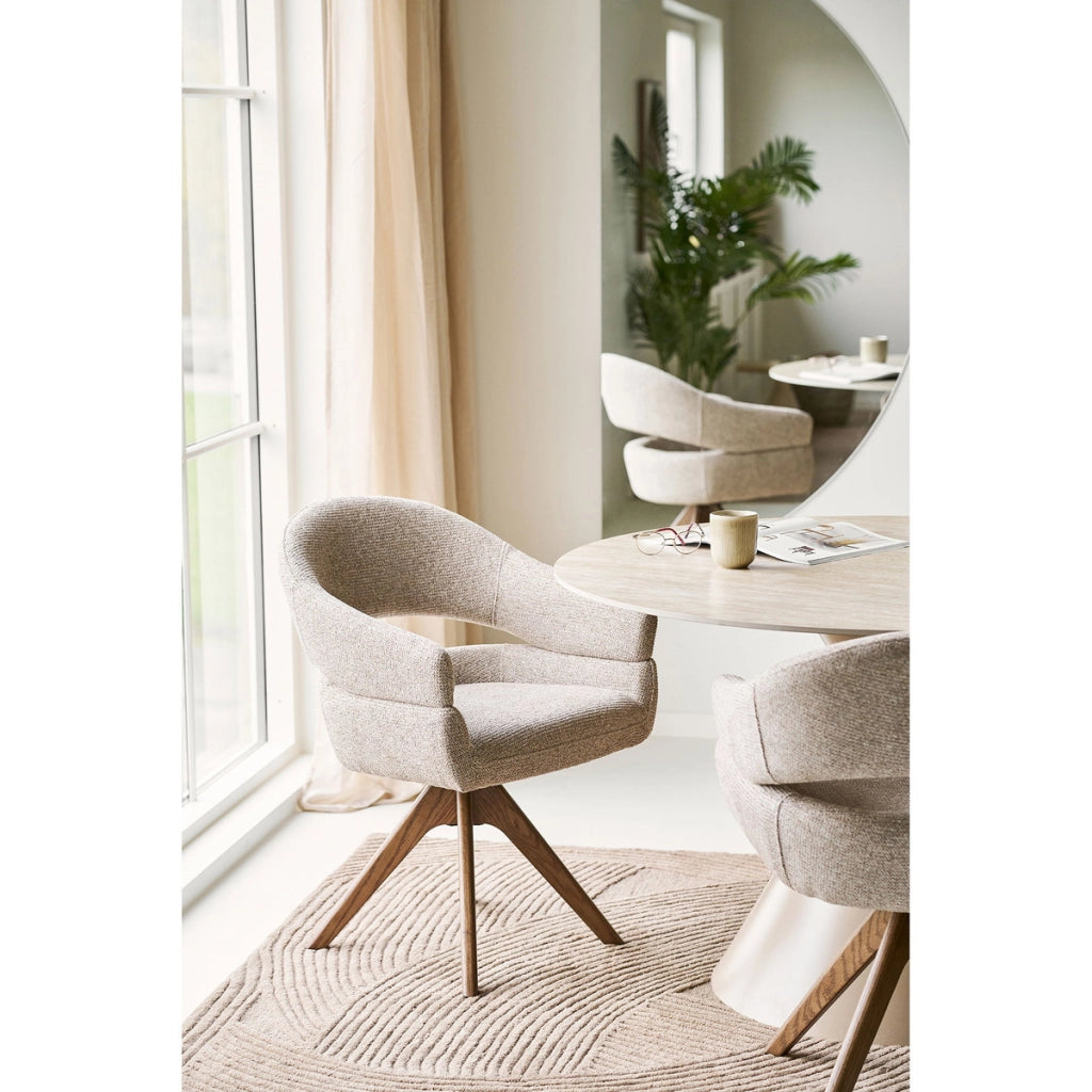 Sedia Dover 1, Marrone, Legno, 61x58x83 cm