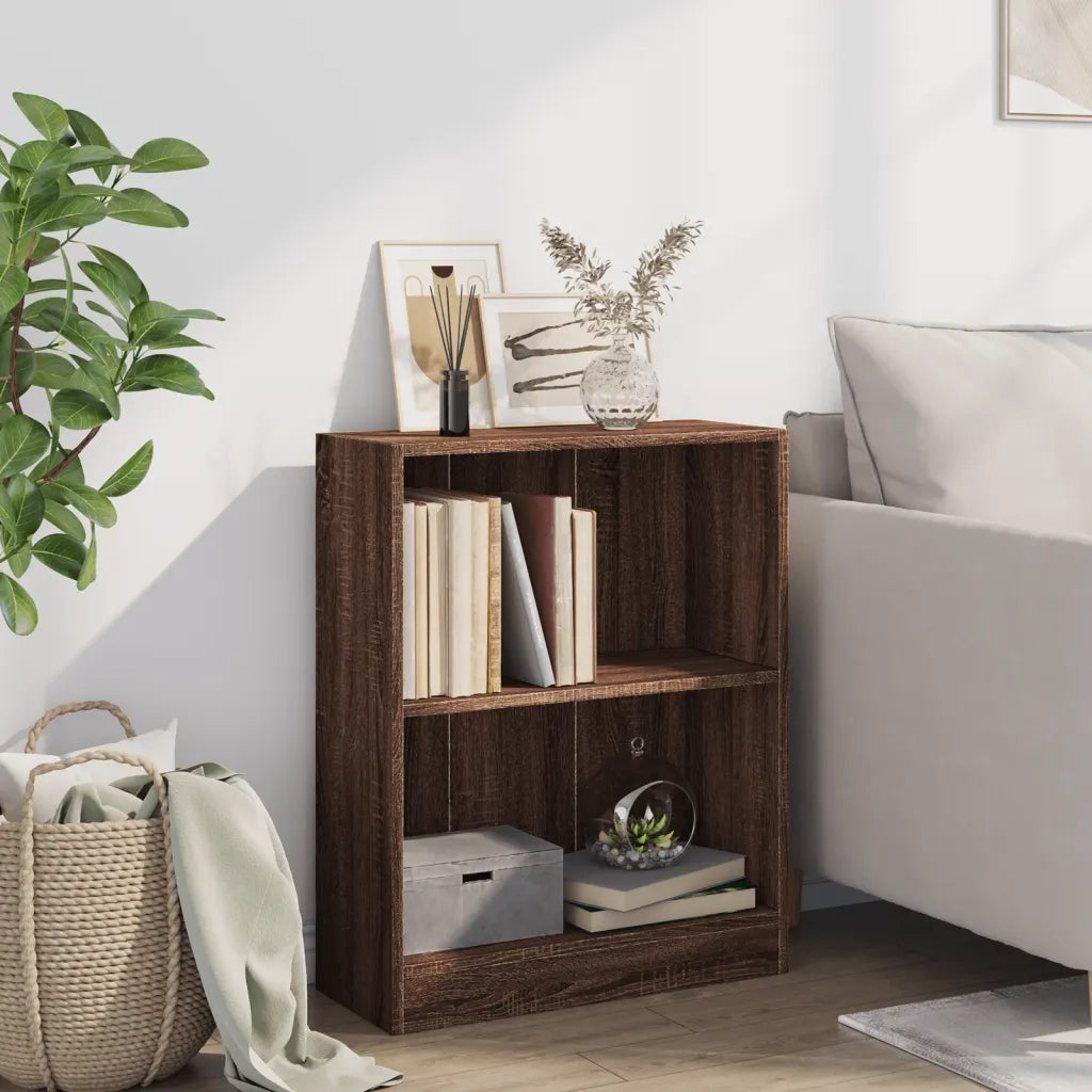 Libreria Rovere Marrone 60x24x76 cm in Legno Multistrato 815086