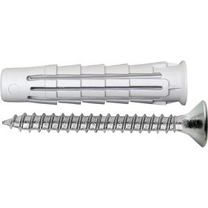 ELEMATIC TASSELLO T6 VA  6X30 C/VITE CONF. 100 PZ- ITW CONSTRUCTION PRODUCTS ITALY- 1,0 confezione