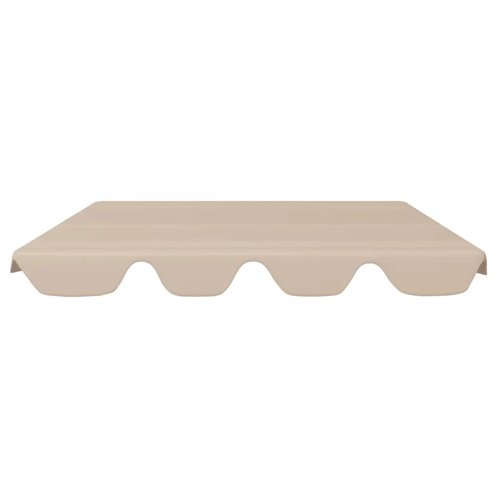 Baldacchino per Dondolo Giardino Beige 188/168x145/110 cm 312084