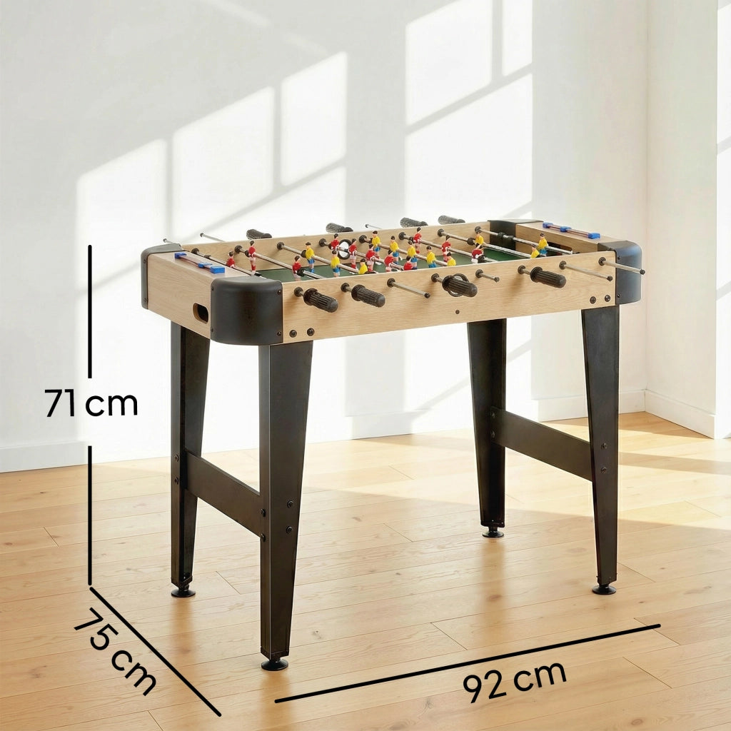 Calcio Balilla ¨C Zephmum ¨C 92 cm Legno Naturale