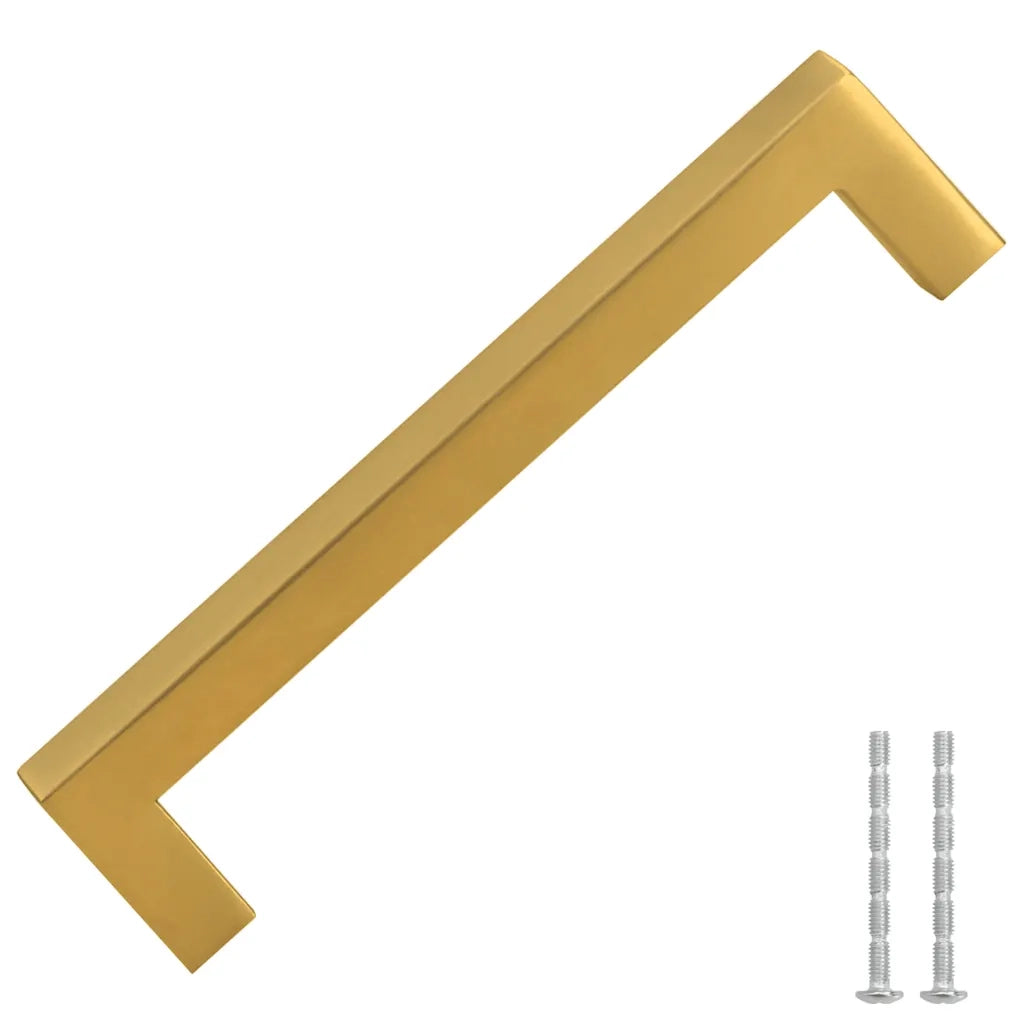 Maniglie per Mobili 10 pz Oro 128mm in Acciaio Inox CFW4015800