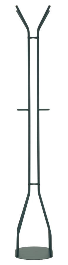 Appendiabiti Saturno Ottanio 45x28x178 cm in Metallo Verde acqua