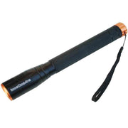 torcia led in alluminio ad alta luminosita' 20w 600m zoom regolabile ip65 nero