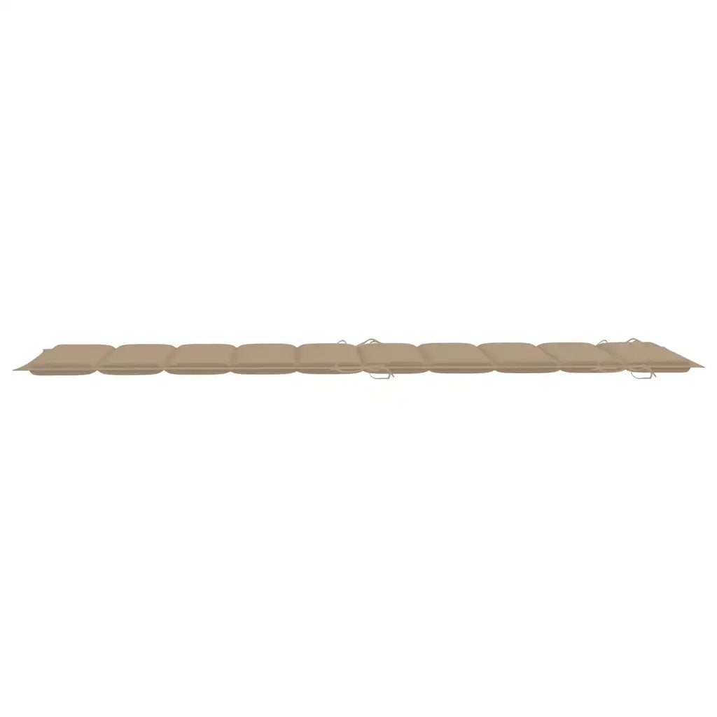 Sdraio 2 pz con Cuscini in Legno Massello di Acacia cod mxl 75539