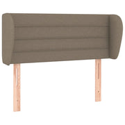 Testiera | Testata ad Orecchio Tortora 83 x 23 x 78/88 cm in Tessuto