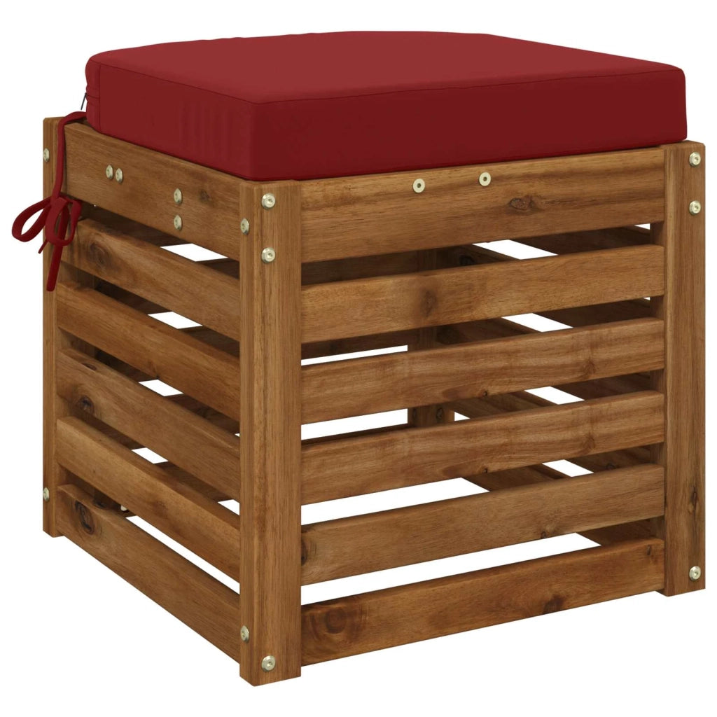 Cuscino per sedile a 1 pezzo SOEST 100% Poliestere Rosso Vino 945221