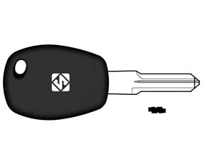 CHIAVI AUTO LOOK ALIKE PORTA TRANSPONDER HU136TE  HU136TE    SILCA