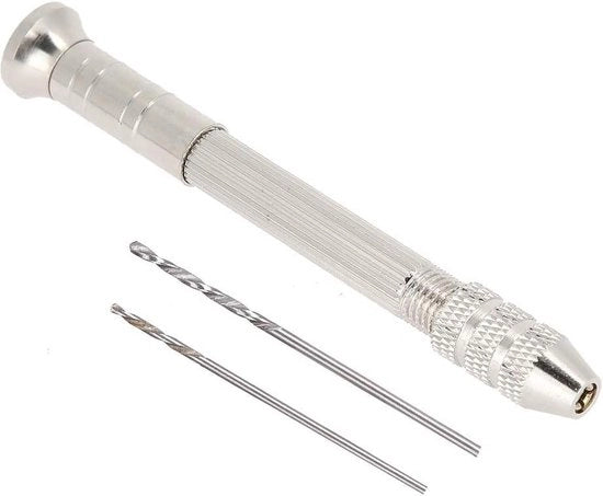 Strumento per forare le unghie a mano - Accessorio per manicure - Tool per nail art - Zaffiro - Per acrilici