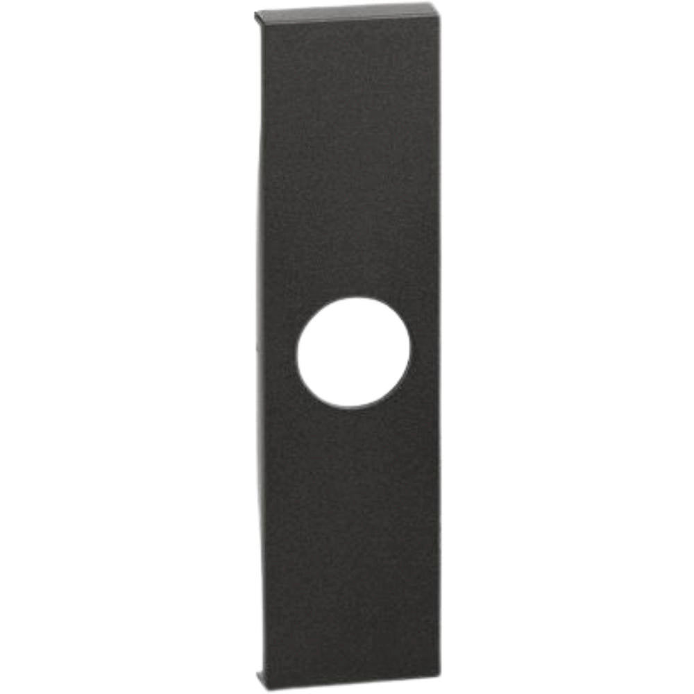 Bticino living now cover per presa tv e falso polo 1 modulo *** colore nero, confezione 1