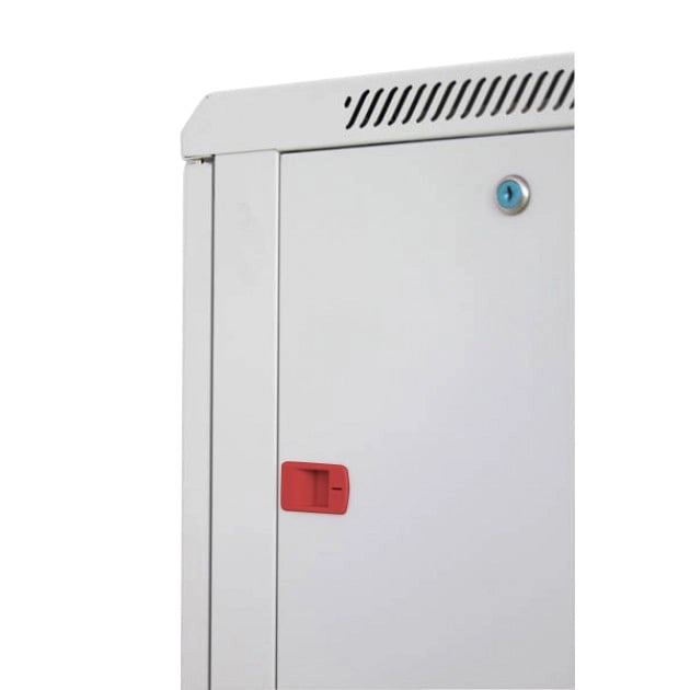 Armadio Rack 19'' a muro 20 unità sezione unica prof. 600mm Grigio