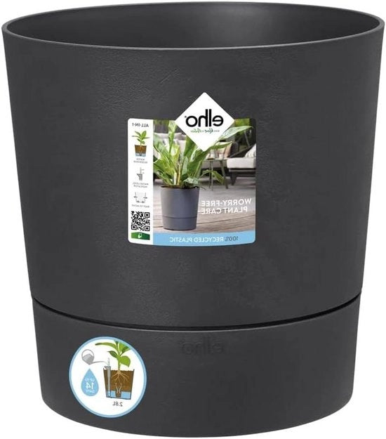 Cura piante da appartamento - Ø 75 x H 29.2 cm - Antracite grigio