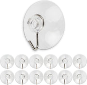 Zuignaphaken trasparenti Ø 40 mm - 12 pezzi - Asciugamani per bagno e cucina