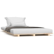 Letto singolo | Letto per adulti | Letto senza Materasso 90x190 cm in Legno Massello di Pino