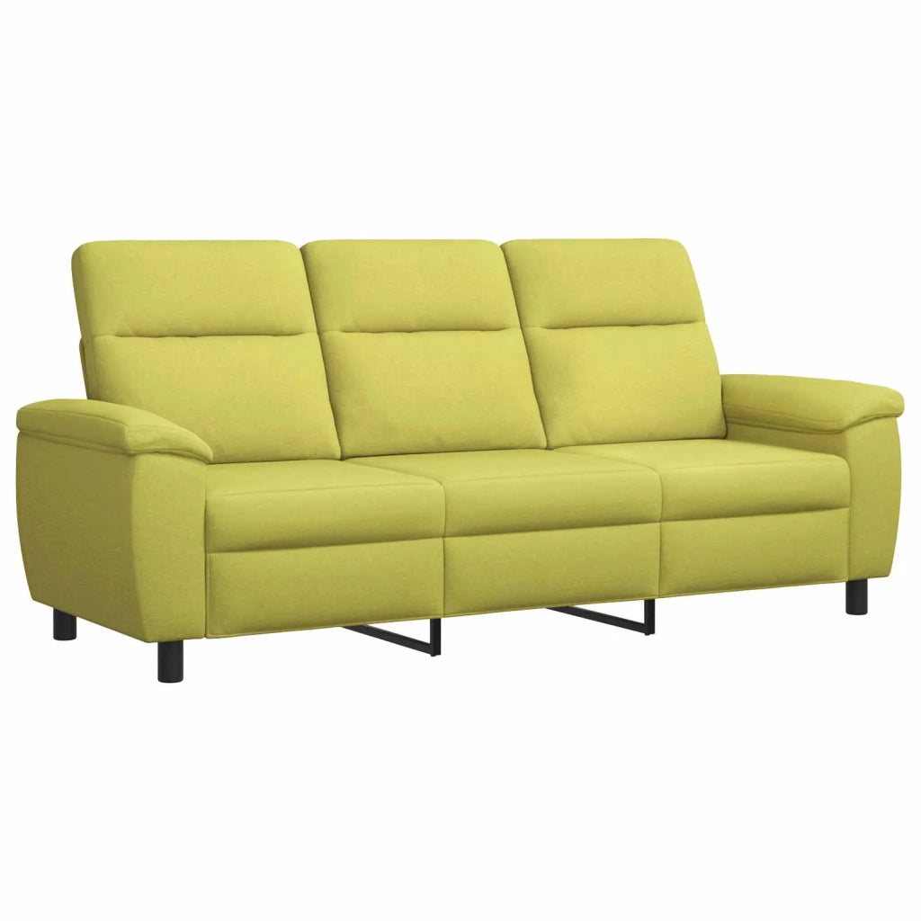 Set di divani 2 pcs Verde chiaro Tessuto 3430637