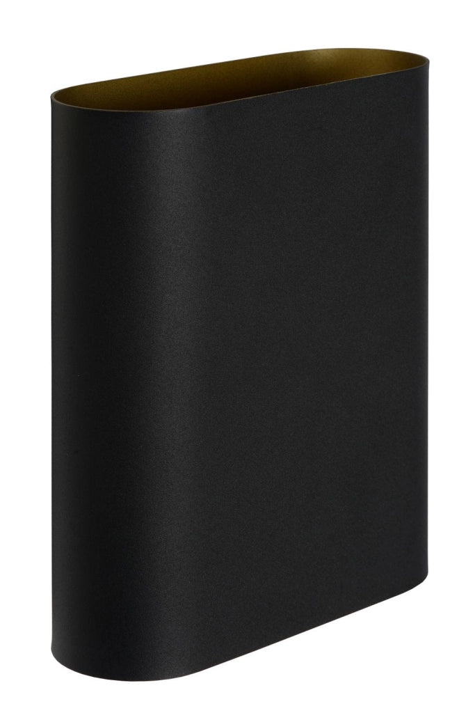 Applique Lucide Ovalis nero/ottone 2xE14 12222/02/30