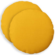 Federa 2 pz HEERLEN Giallo Chiaro Ø 30 cm Tessuto 921873