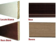 24 MT DI BATTISCOPA IN LEGNO LISCIO FINITURA TANGANIKA 70X8 MM