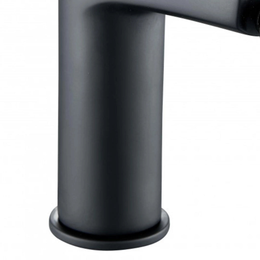Miscelatore rubinetto africa per bidet in ottone colore nero opaco con piletta *** confezione 1
