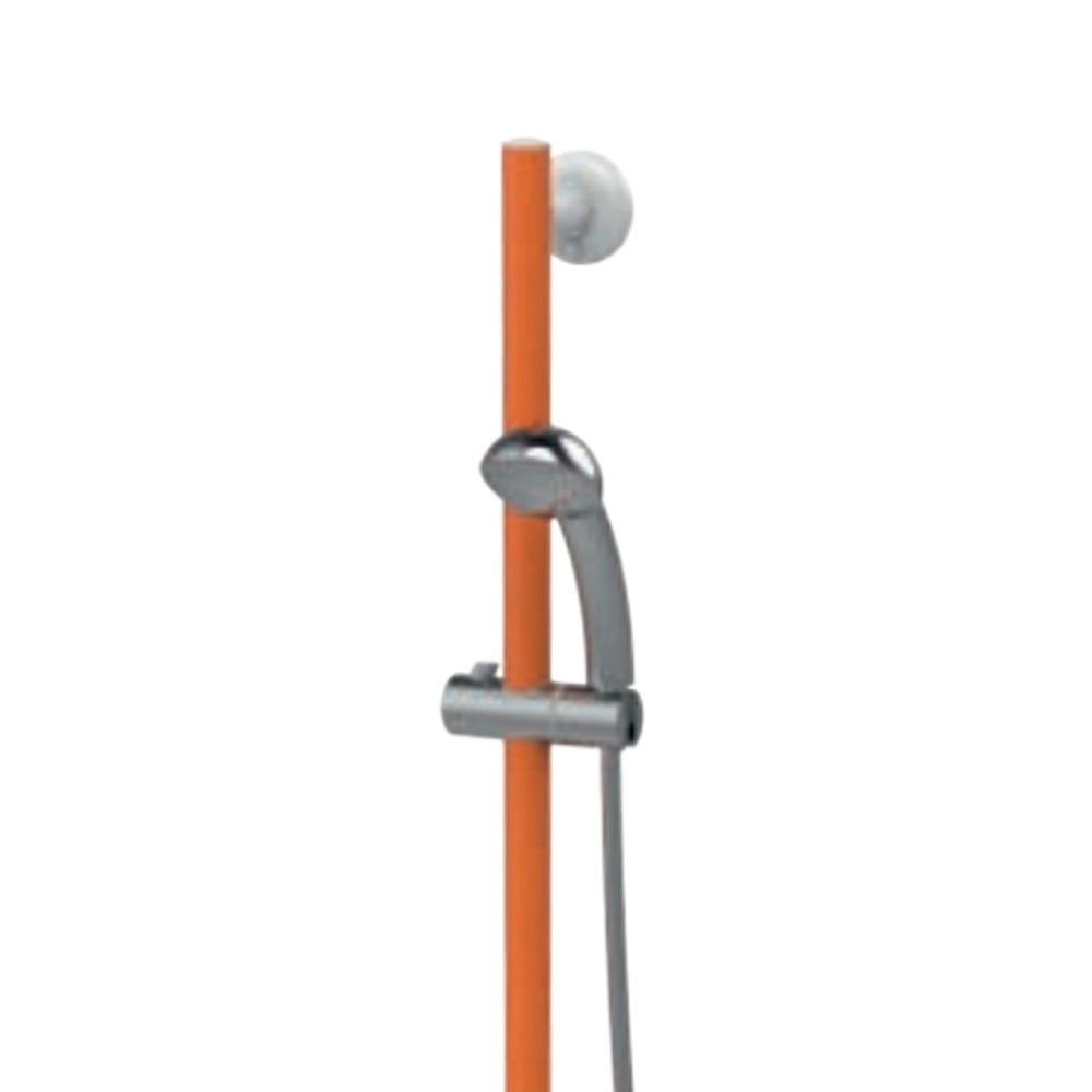 Saliscendi angolare con maniglia 120x60 arancio