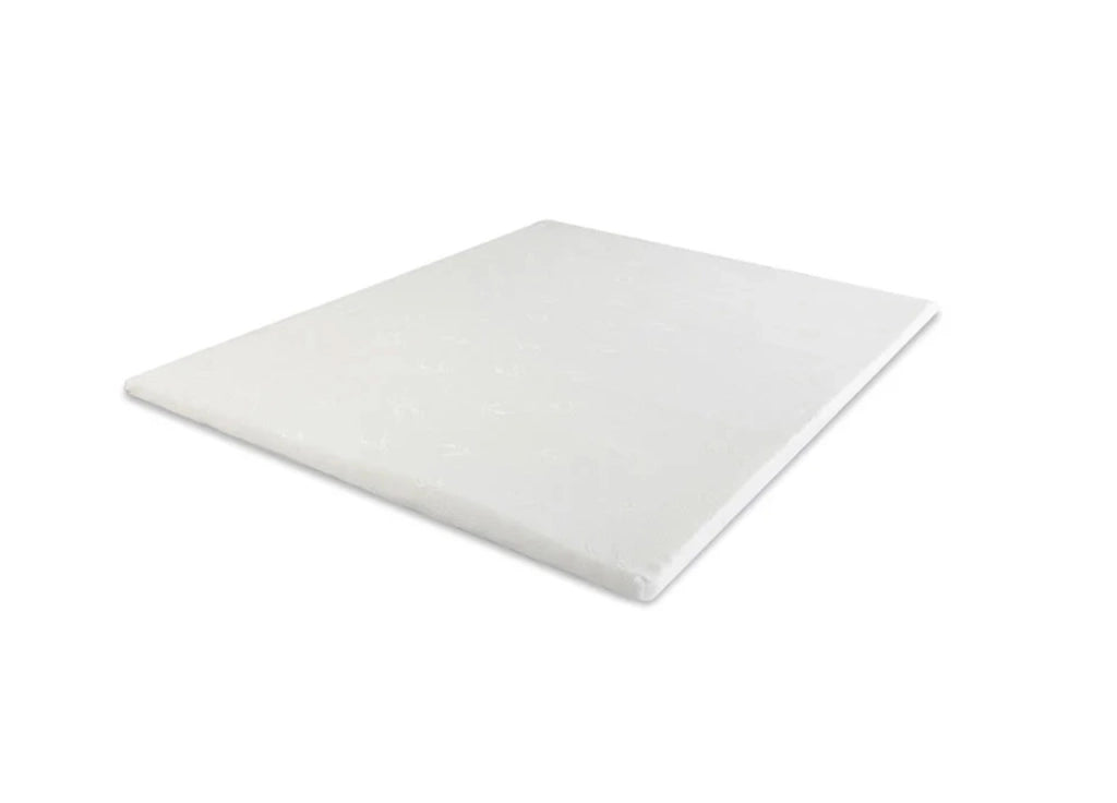 Topper Memory Materasso Sfoderabile Con Elastici Agli Angoli 7 Zone Altezza 4cm - Matrimoniale - Altezza 4cm